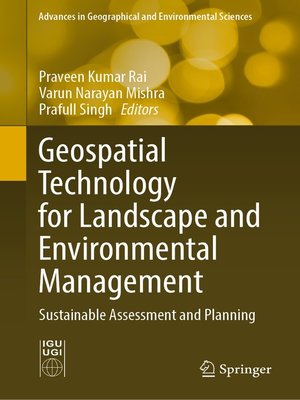 cover image of Geospatial Technology for Landscape and Environmental Management